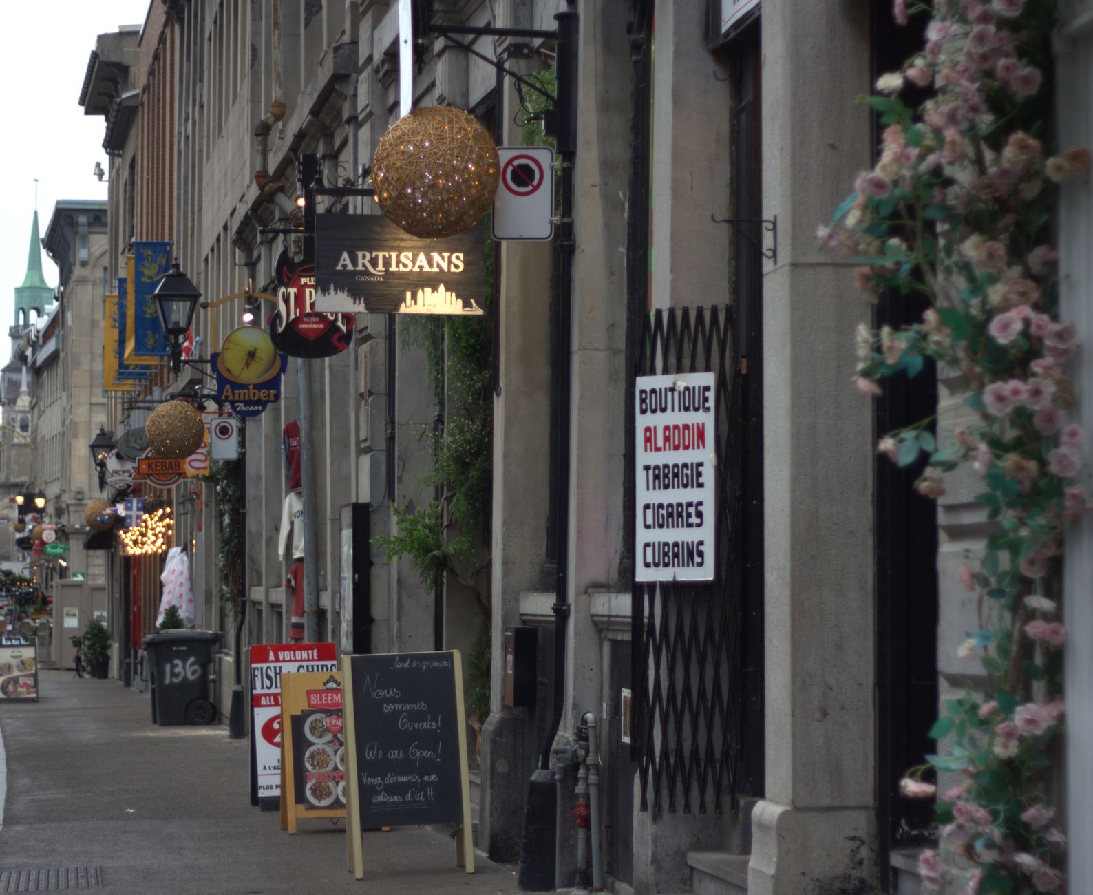 Old Montreal's cobblestone streets and port