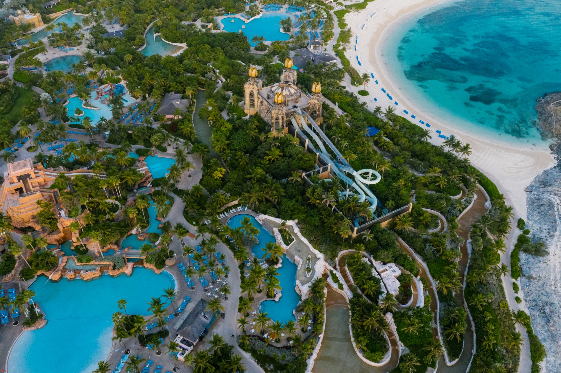 Atlantis Paradise Island and its water park