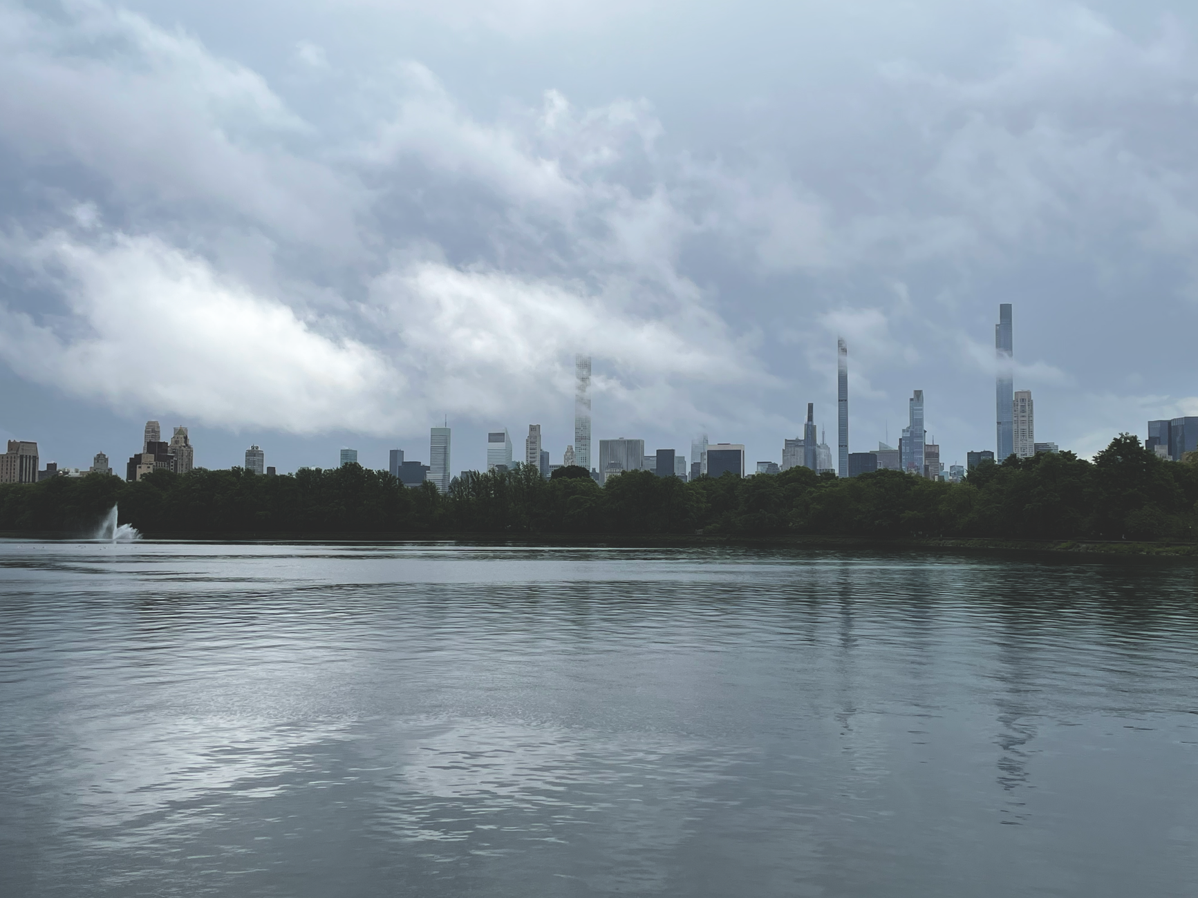 Central Park and the iconic skyline