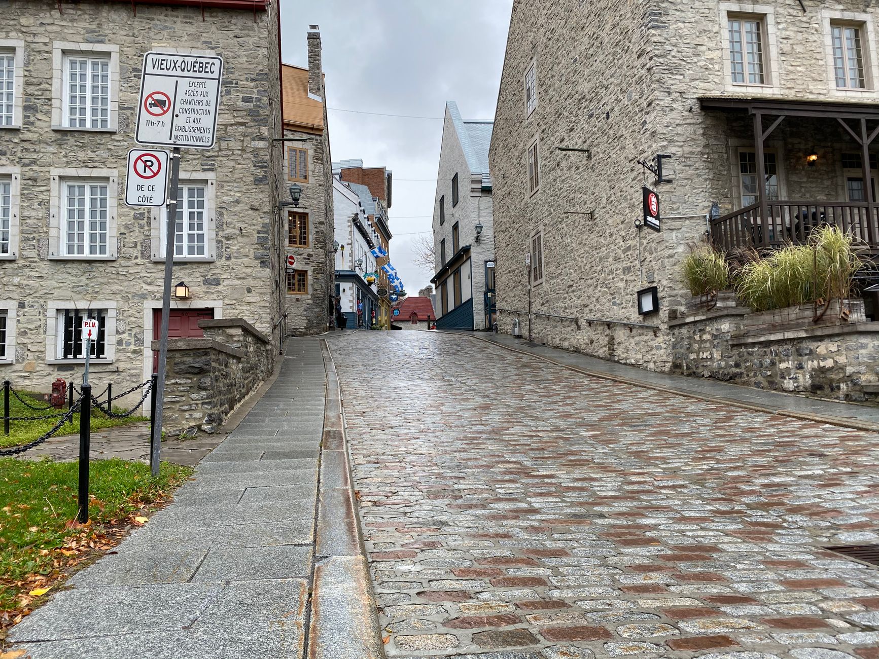 Cobblestone streets of Old Québec (UNESCO World Heritage)
