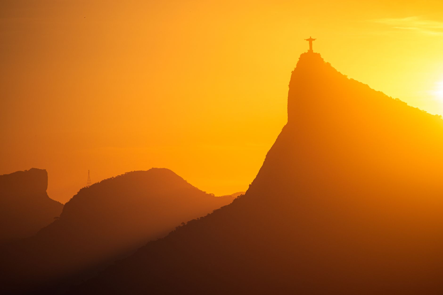 Christ the Redeemer and the view from Corcovado