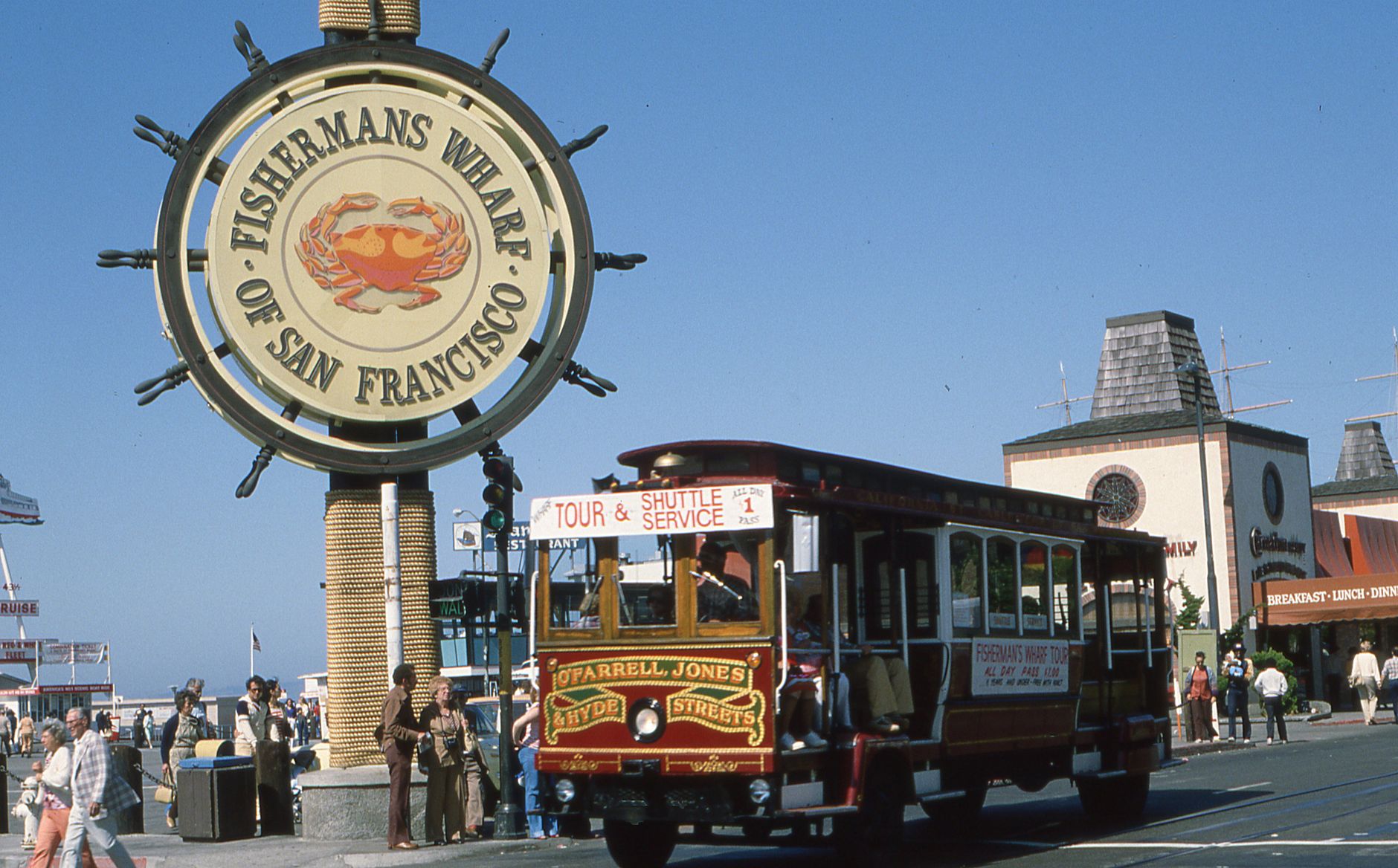 Cable cars and Fisherman's Wharf