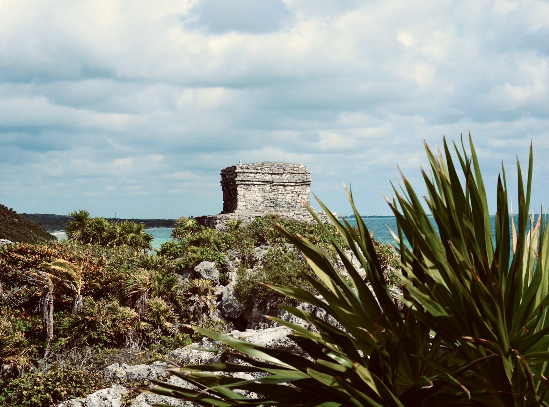 Oceanfront Mayan ruins